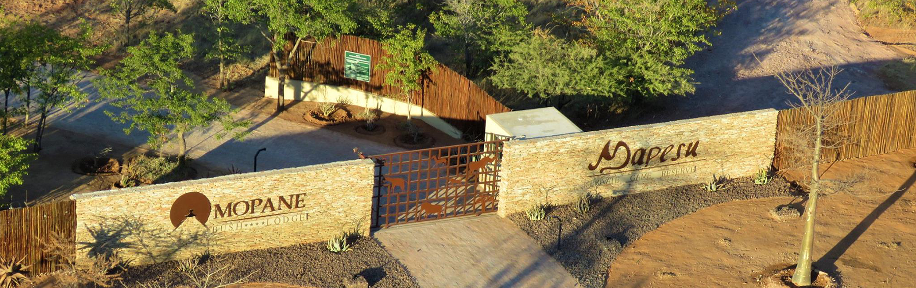 Mapesu Private Game Reserve Entrance Mapesu Private Game Reserve Entrance