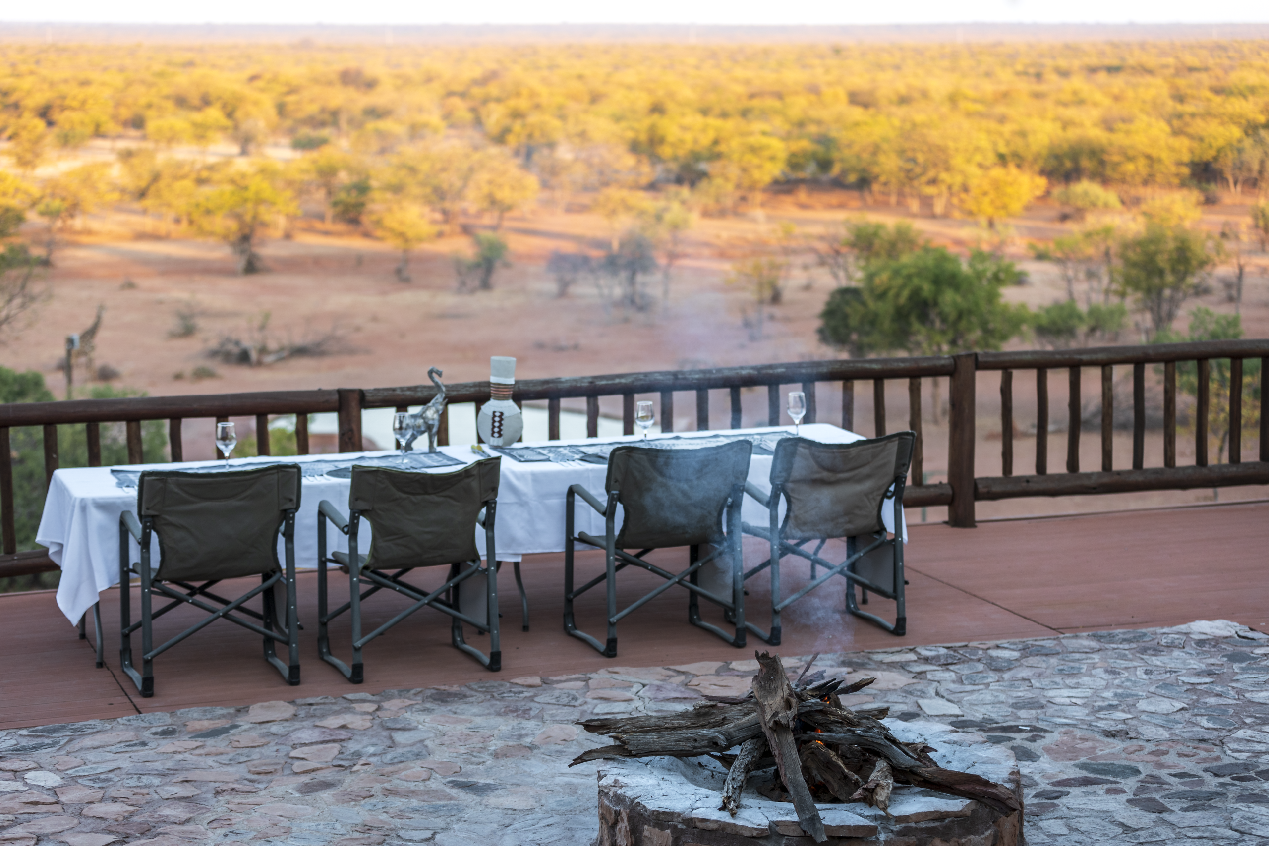 braai on the deck